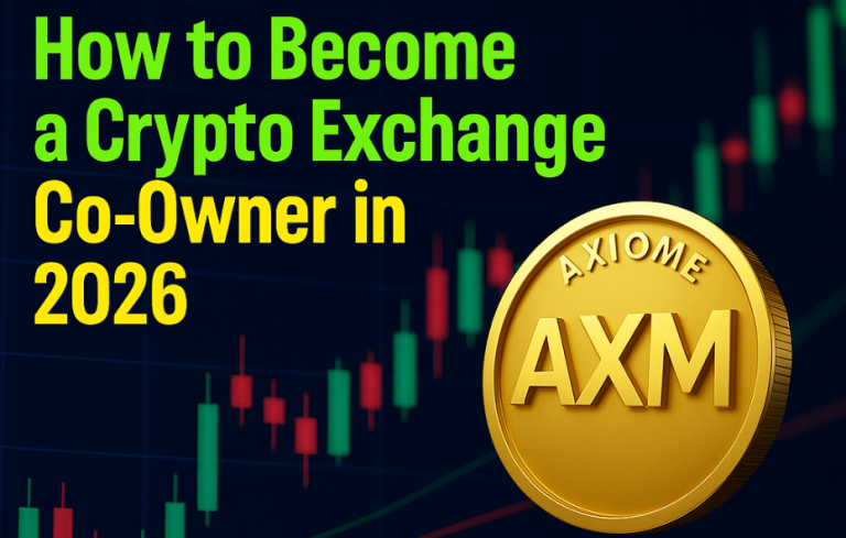 How to Become a Crypto Exchange Co-Owner in 2026 with AXM on Axiome exchange
